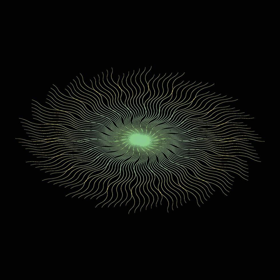 Colorful Dotted Spiral Vortex Vector illustration. Vector abstract geometric elements background vector