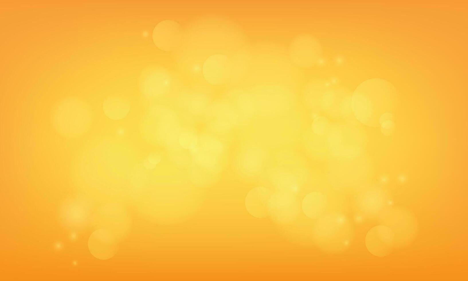 Vector abstract orange background with light bokeh vector illustration