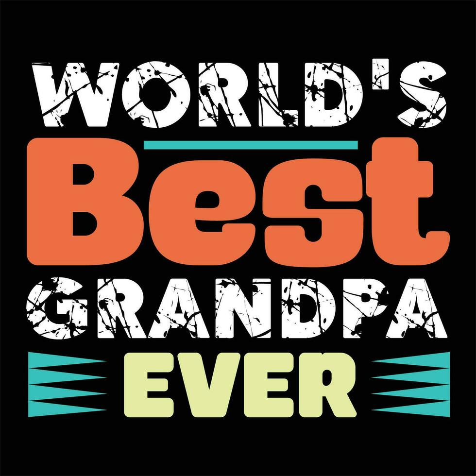Grandpa quote black t-shirt design graphic vector