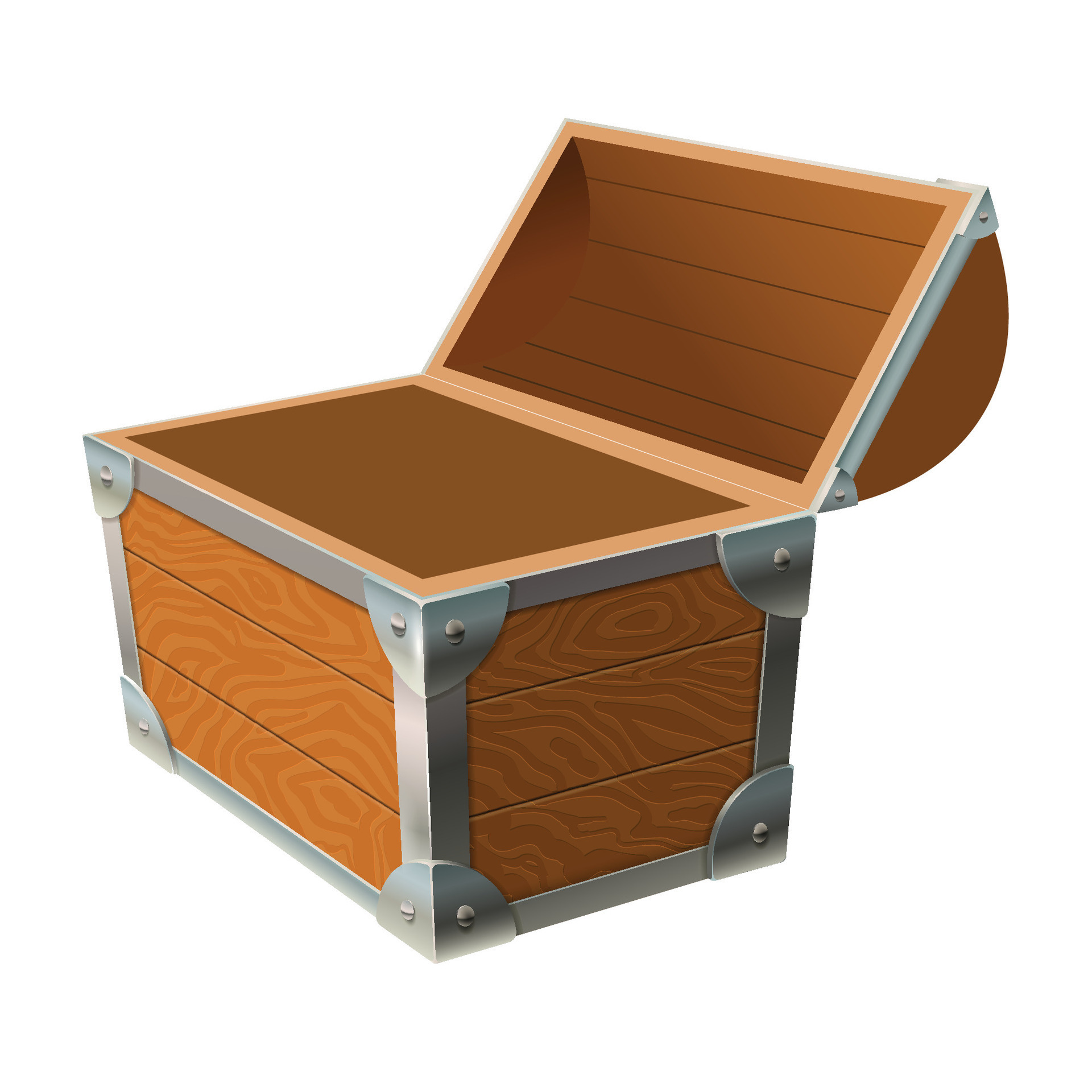 Vector ancient treasure chest with realistic design 27204544 Vector Art