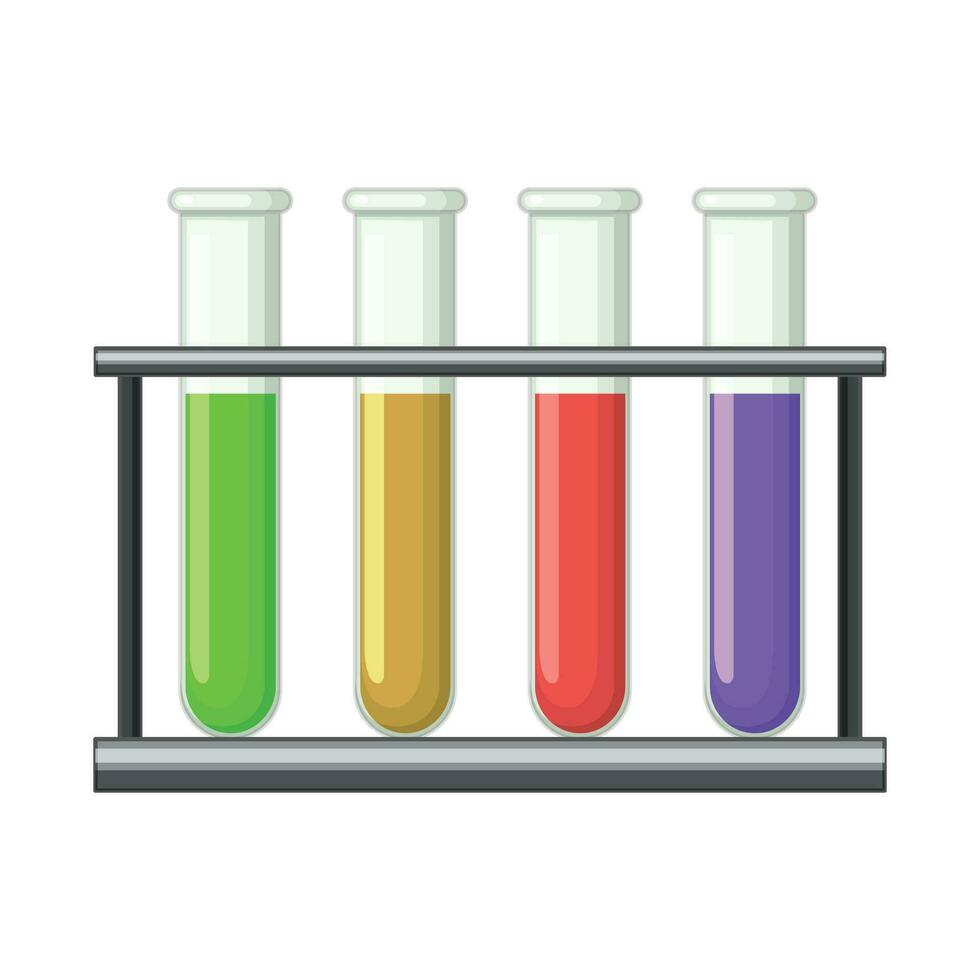 Vector test tube cartoon vector illustration 27204570 Vector Art at ...