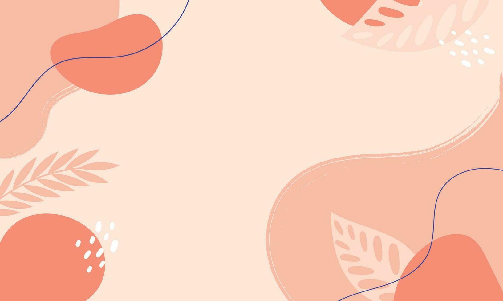 Hand drawn flat design abstract doodle background. vector