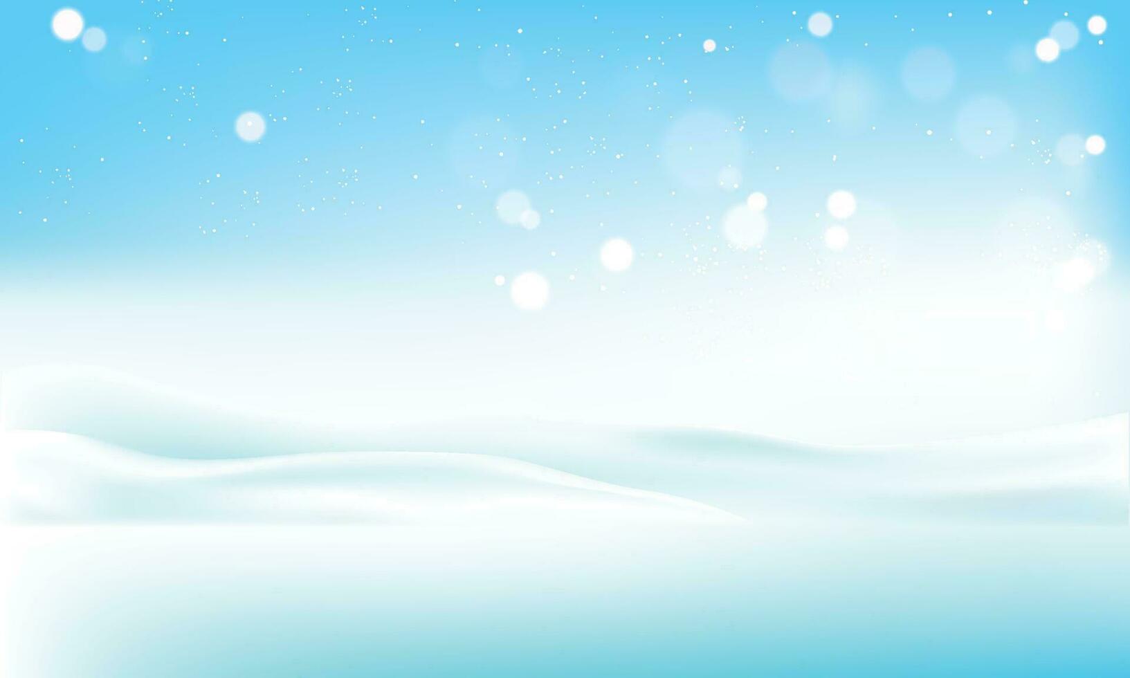 vector blurred winter background