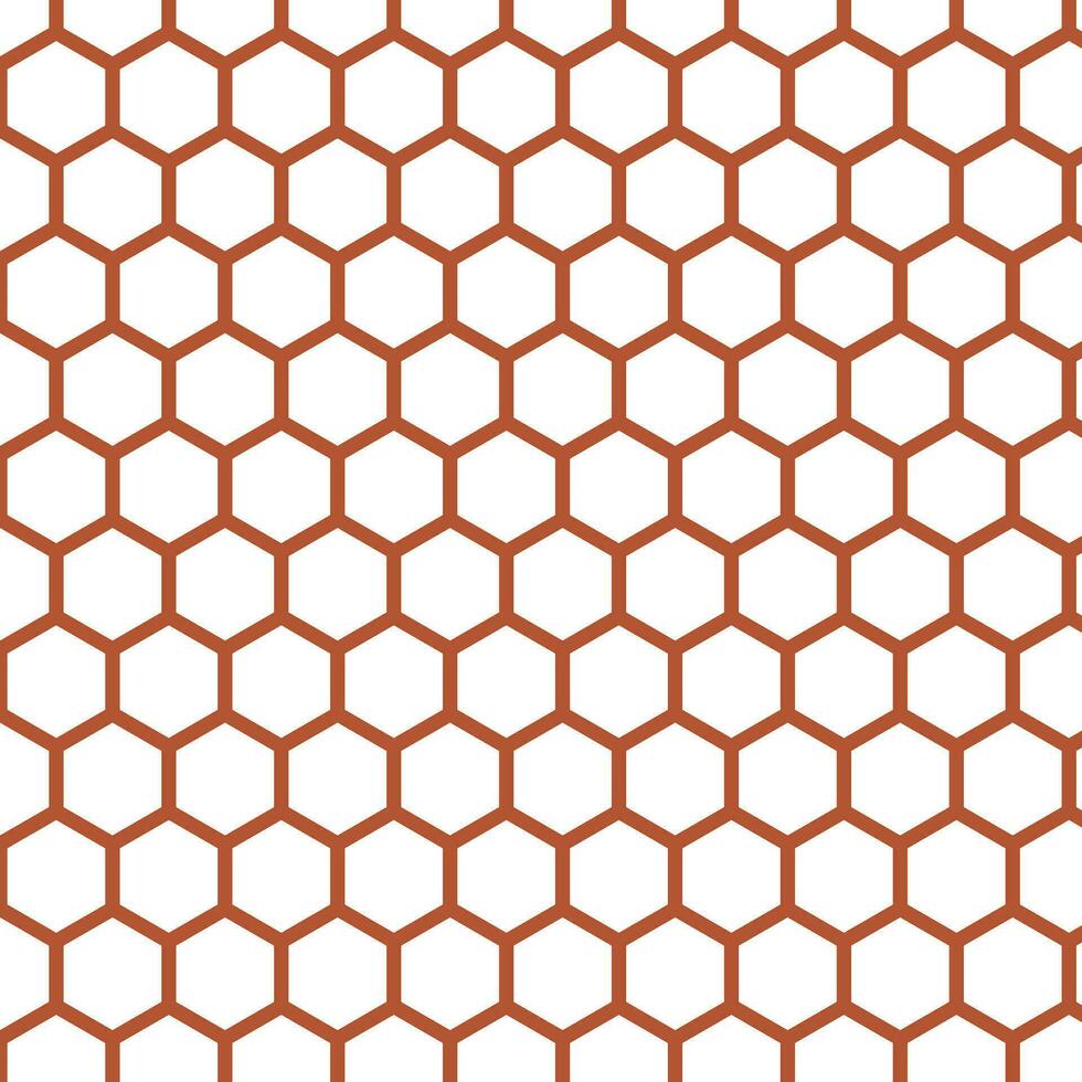 abstract brown hexagon pattern, perfect for background, wallpaper vector