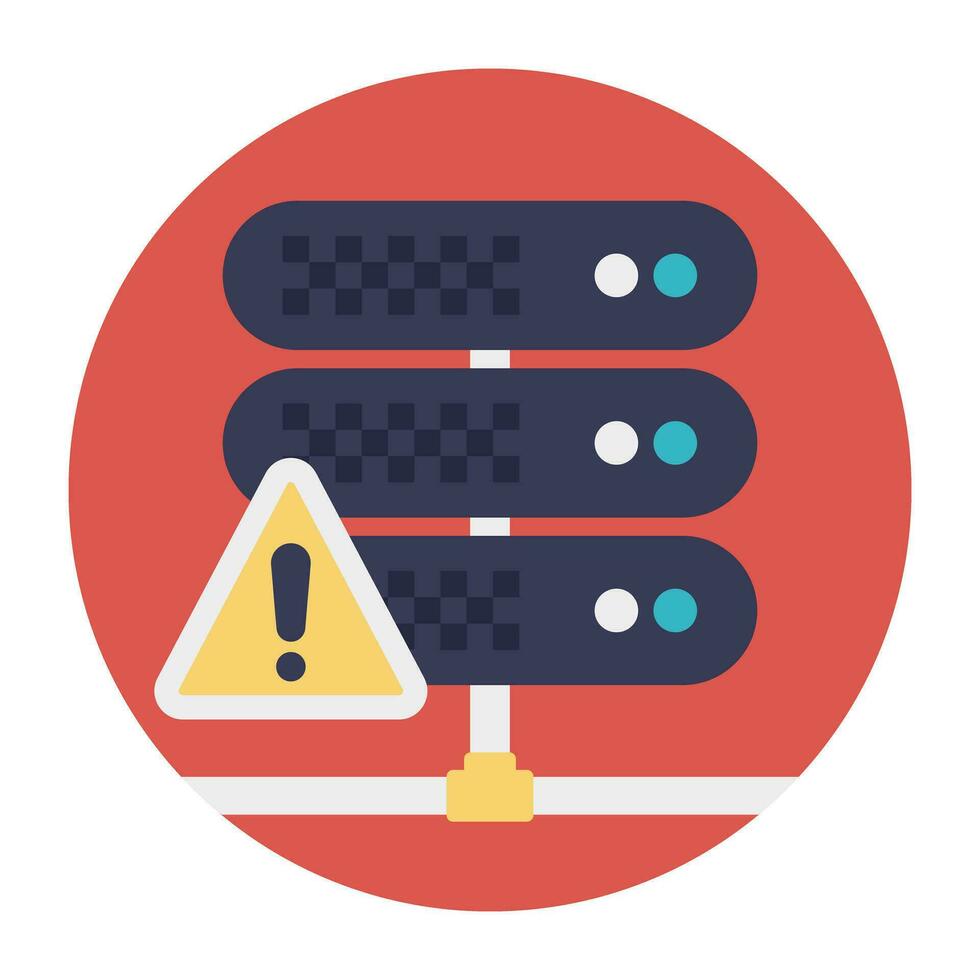 hospedaje servidores metido en un lugar, datos centrar concepto vector