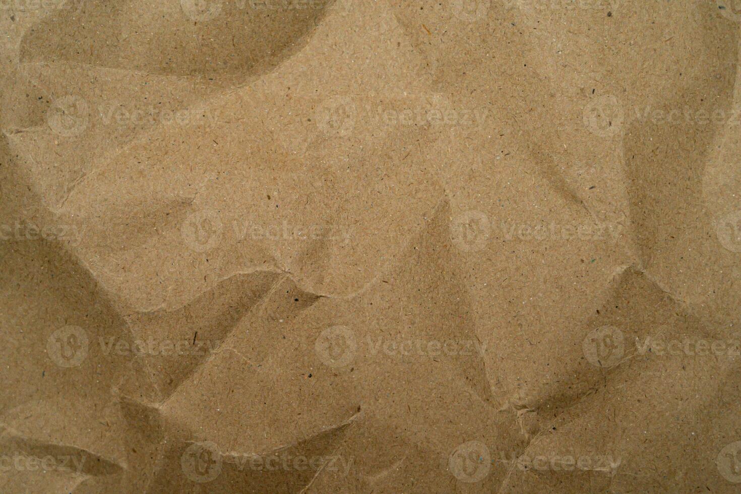 Recycle Paper Texture background. Crumpled Old kraft paper abstract shape background with space paper for text high resolution photo