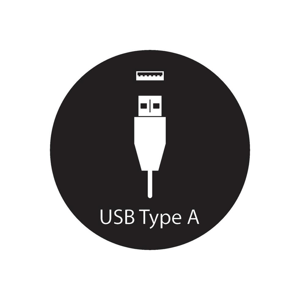 usb icon vector