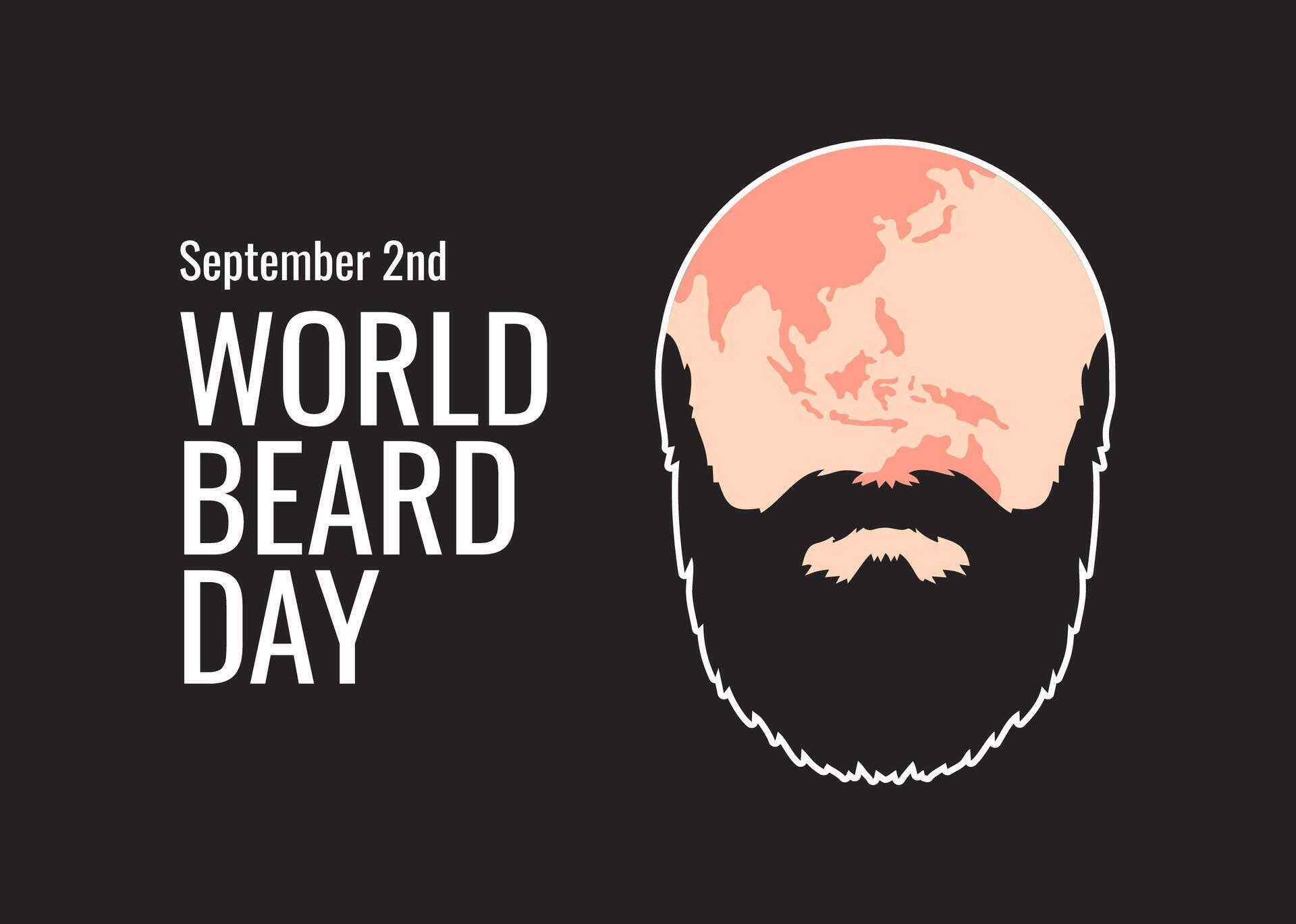 flat world beard day background template vector 27205977 Vector Art at