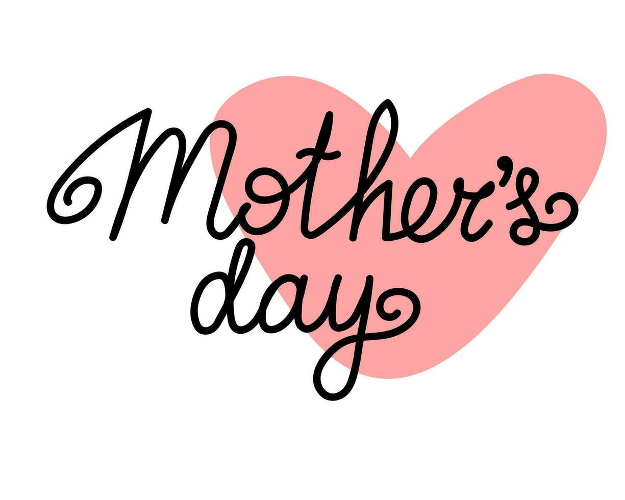 Mothers Day Vector Happy Mothers Day, Celebrate Mom. Vector illustration
