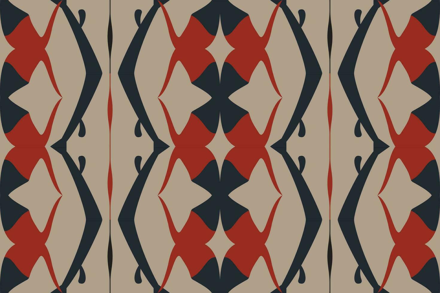 Modern geometric shapes patterns, seamless vector illustration. Pattern designs with modern geometric shapes can be printed as a background image or used for rugs, carpets, or textile fabric.