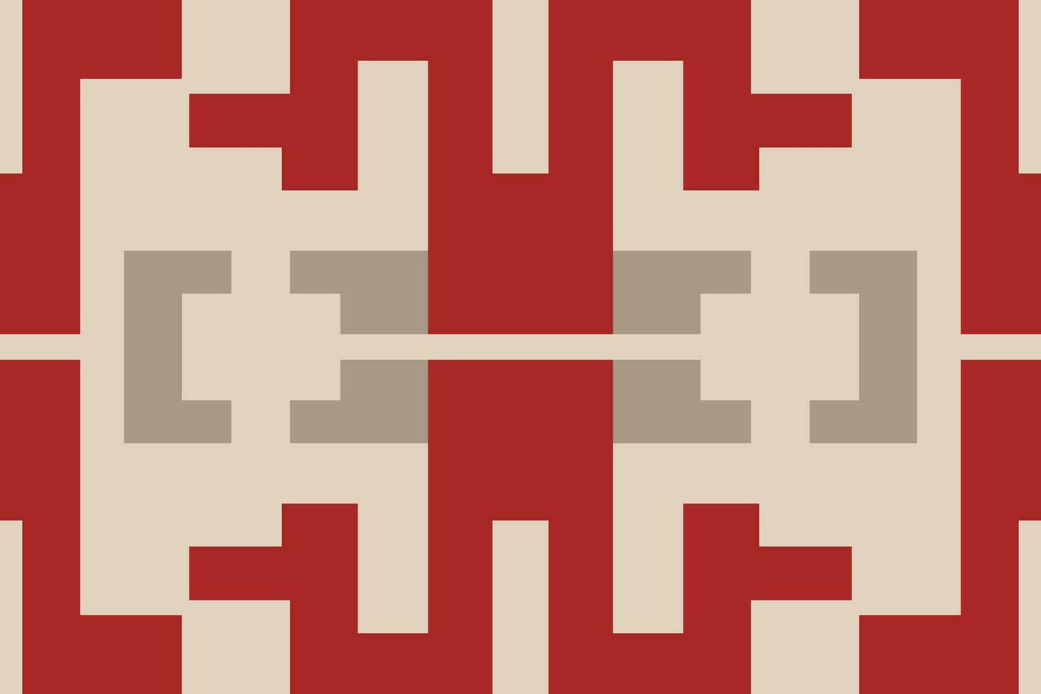 Modern geometric shapes patterns, seamless vector illustration. Pattern designs with modern geometric shapes can be printed as a background image or used for rugs, carpets, or textile fabric.