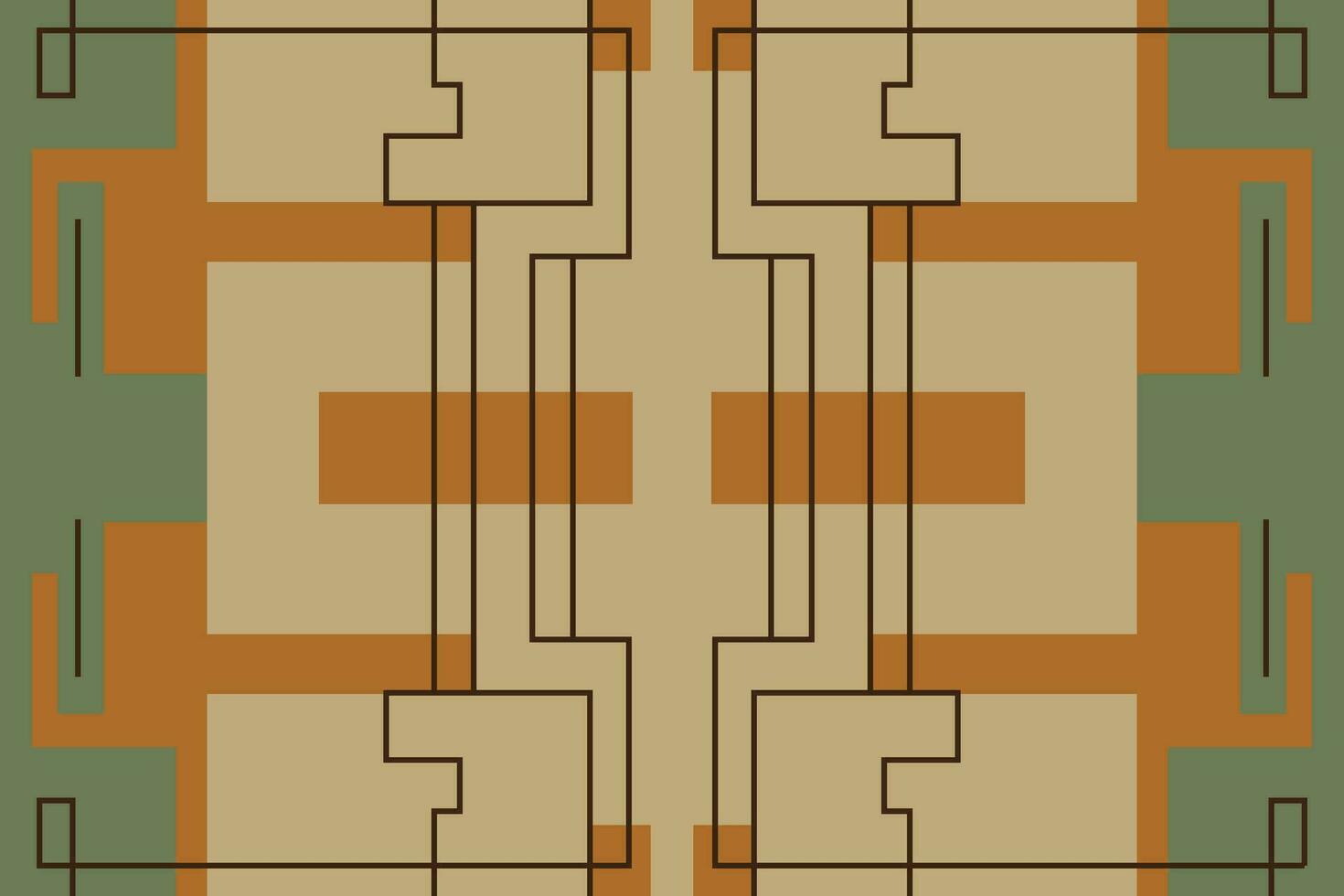 Modern geometric shapes patterns, seamless vector illustration. Pattern designs with modern geometric shapes can be printed as a background image or used for rugs, carpets, or textile fabric.