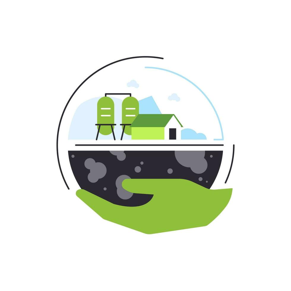 Ecology concept and Environmental ,Banner design elements for sustainable energy development vector
