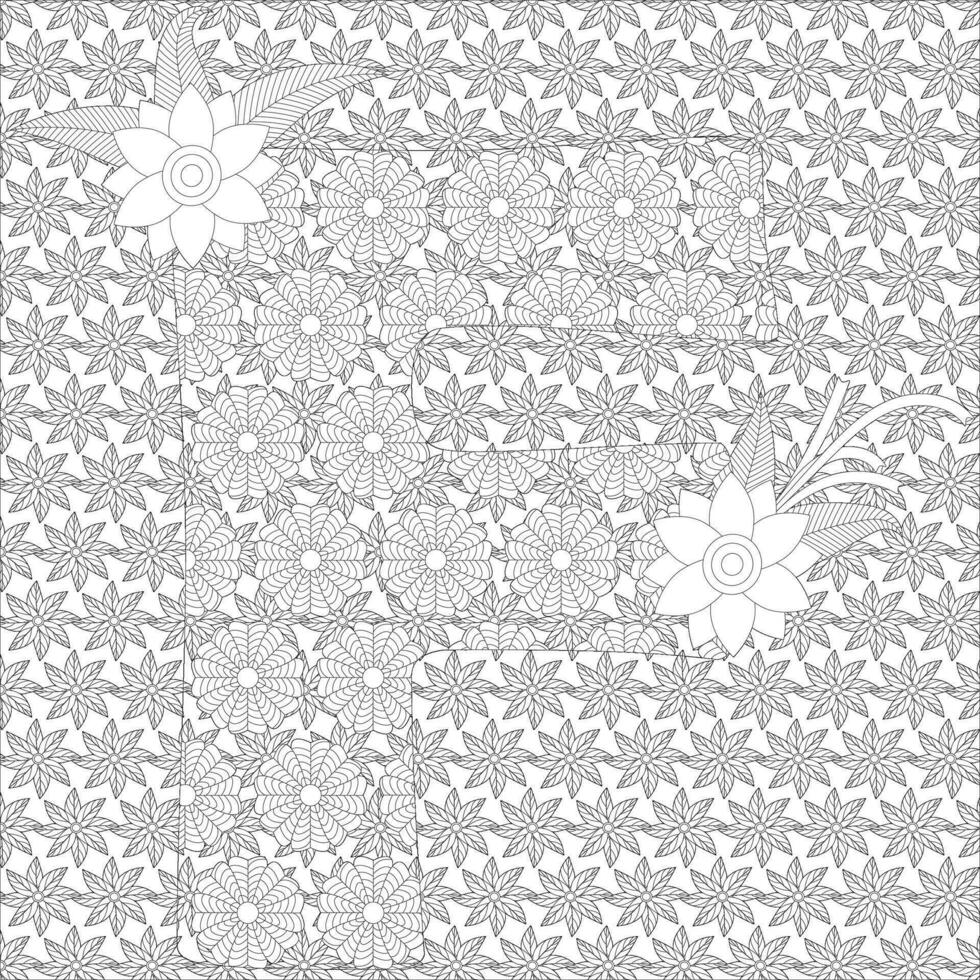 Letter Background Pattern Coloring Pages vector