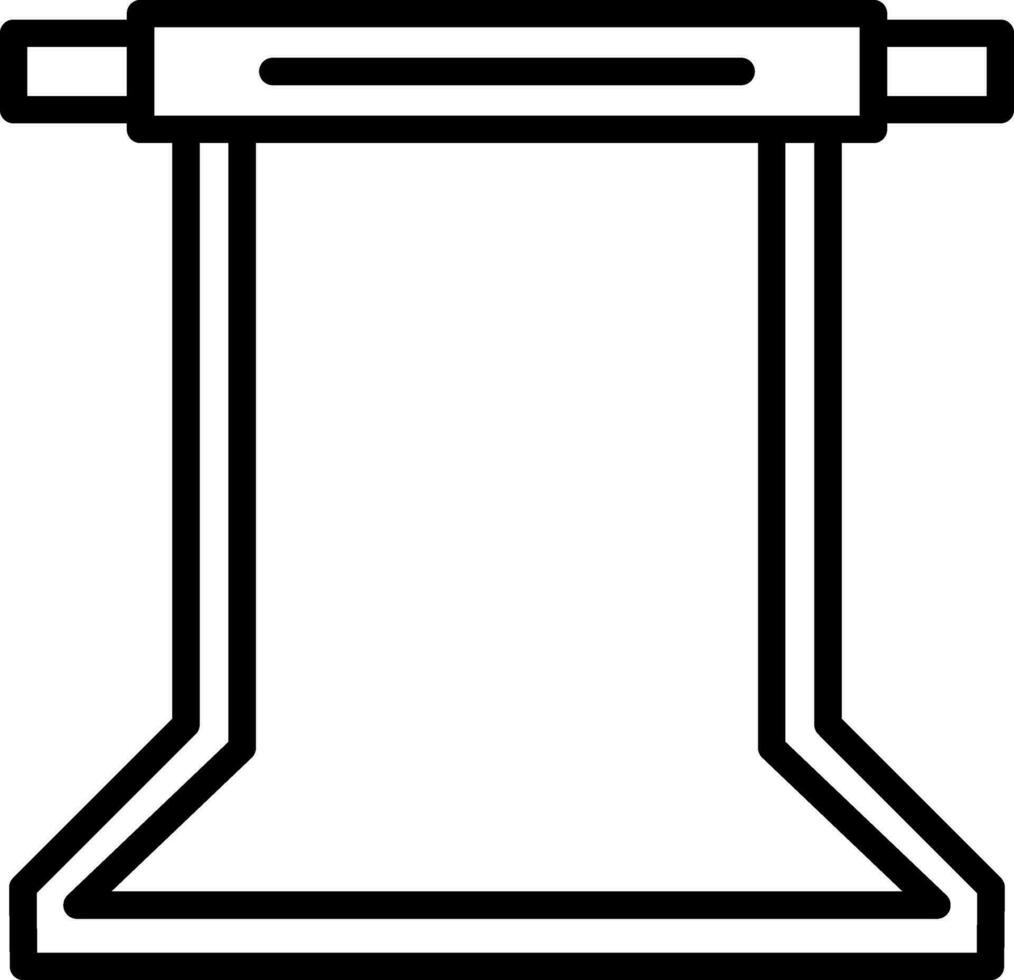 Backdrop Vector Icon Design