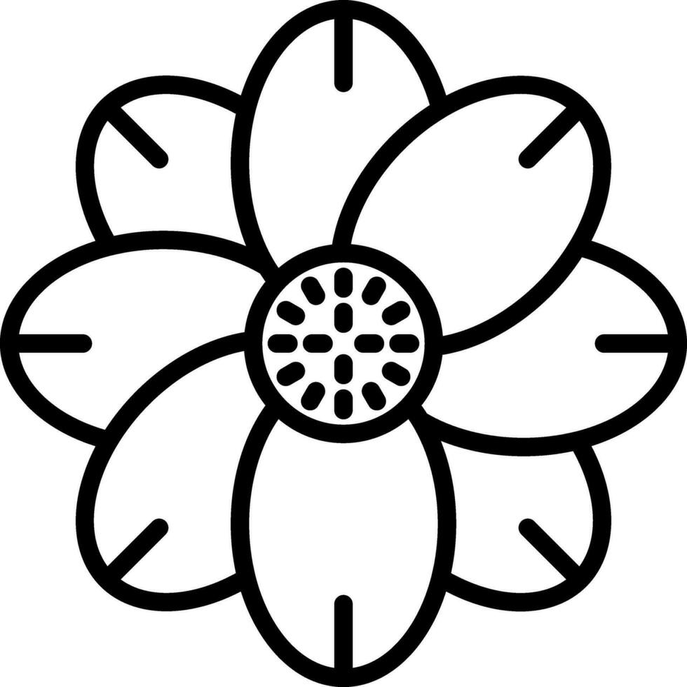 Arctic flower Vector Icon Design