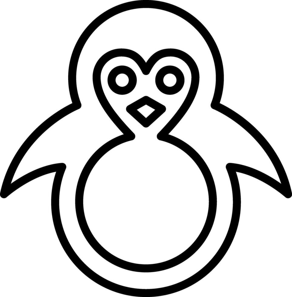 Penguin Vector Icon Design