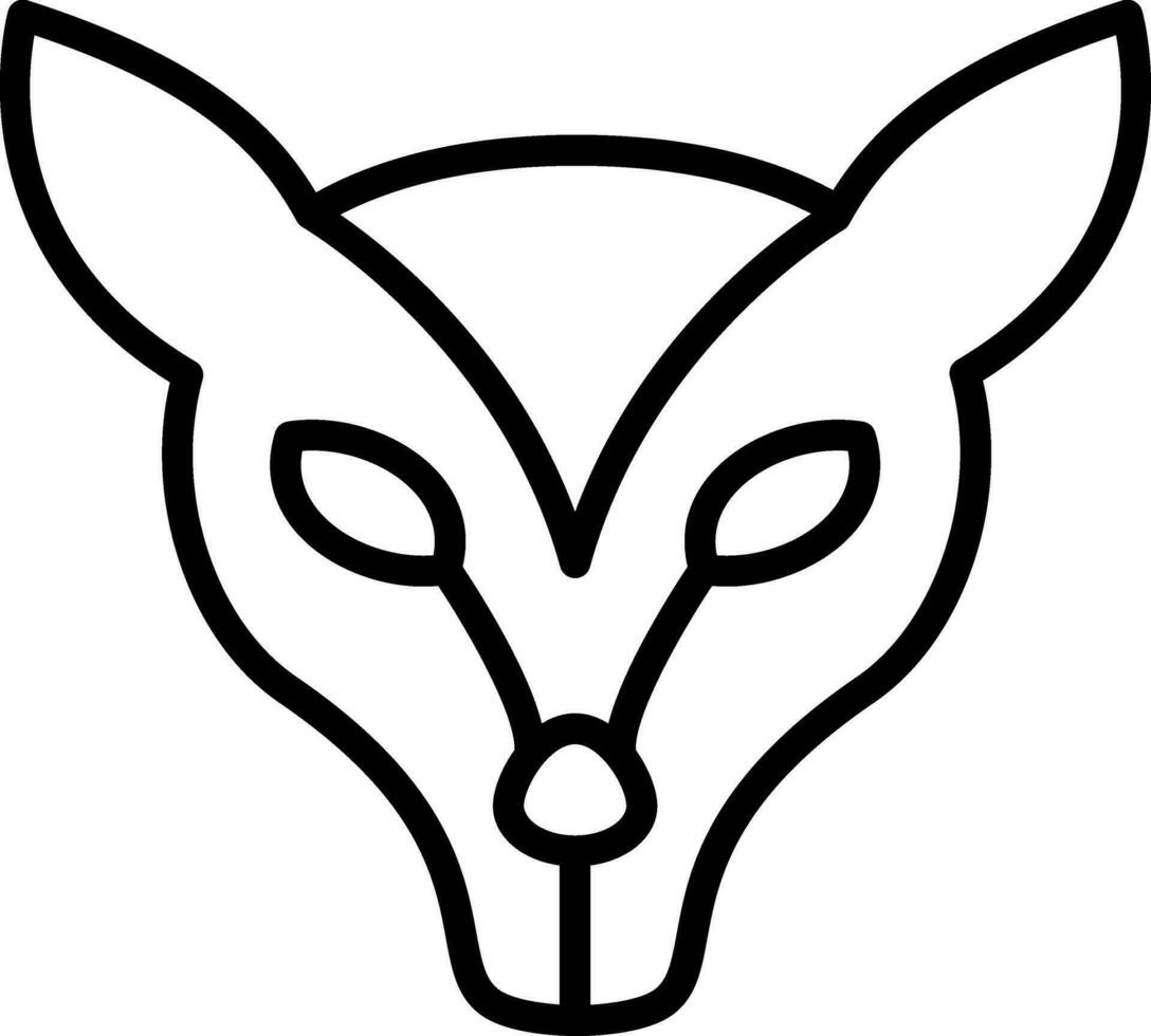 Arctic fox Vector Icon Design