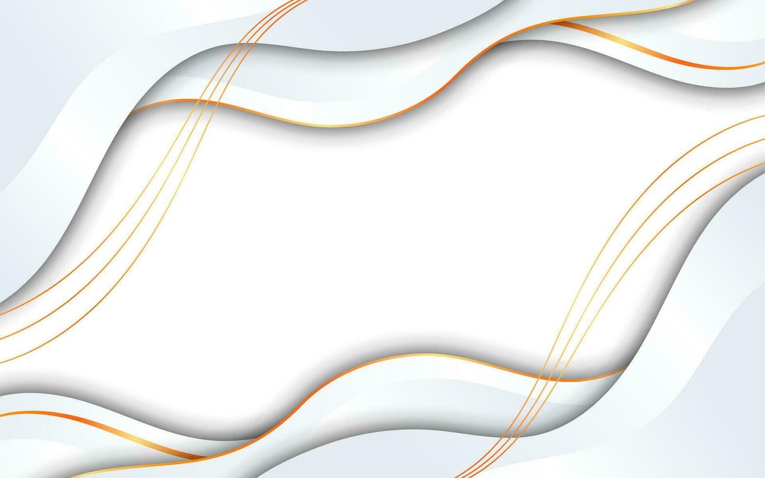 Luxury abstract white golden background vector