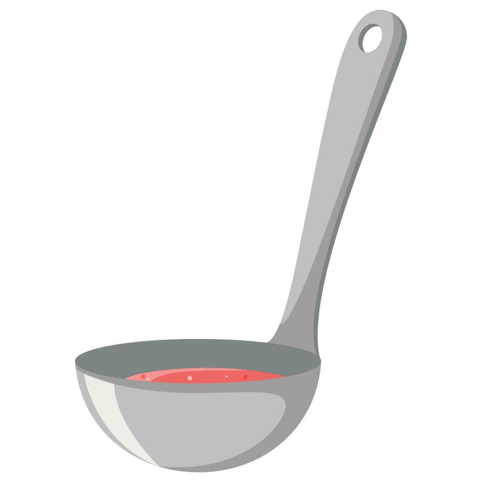 Kitchen utensil. Ladle vector