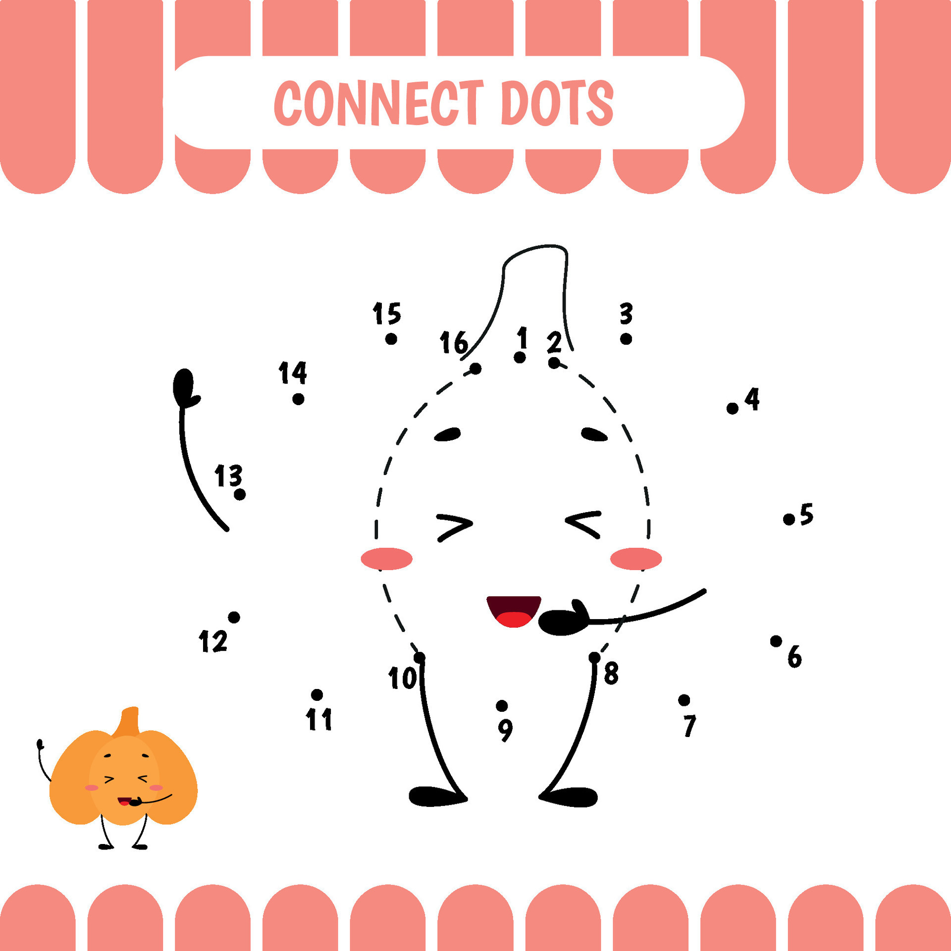 Pumpkin Dot To Dot Printables Pumpkin Dot To Dot Printables