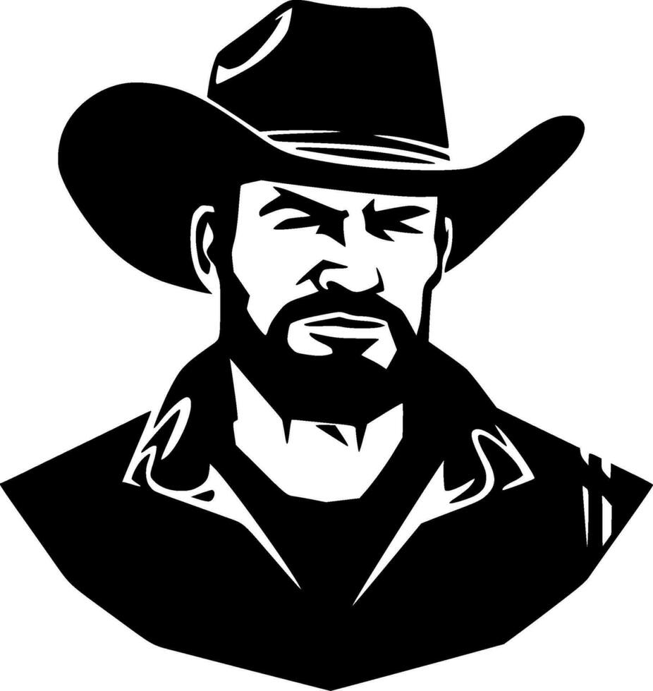 Cowboy - High Quality Vector Logo - Vector illustration ideal for T-shirt graphic