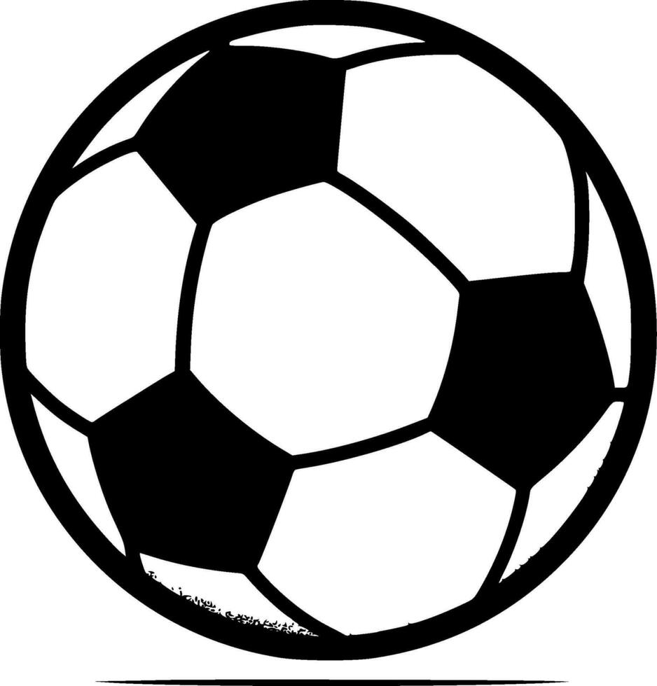 fútbol, minimalista y sencillo silueta - vector ilustración