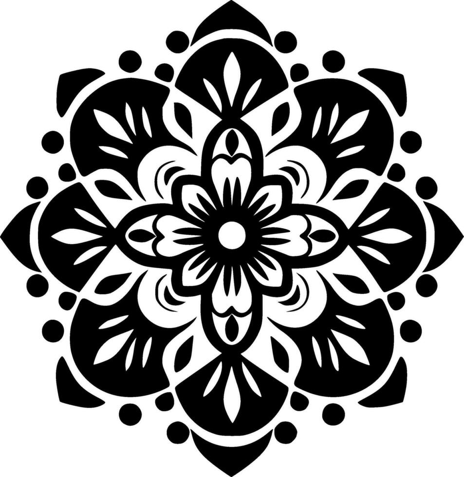 Mandala - High Quality Vector Logo - Vector illustration ideal for T-shirt graphic