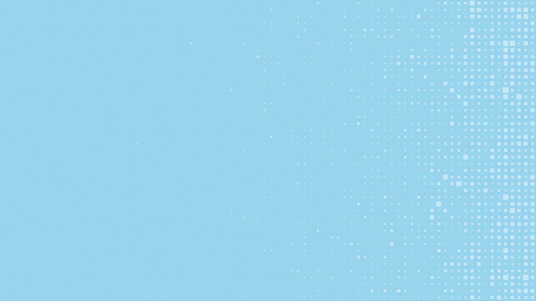 Abstract geometric background of squares. Blue pixel background with empty space. Vector illustration.