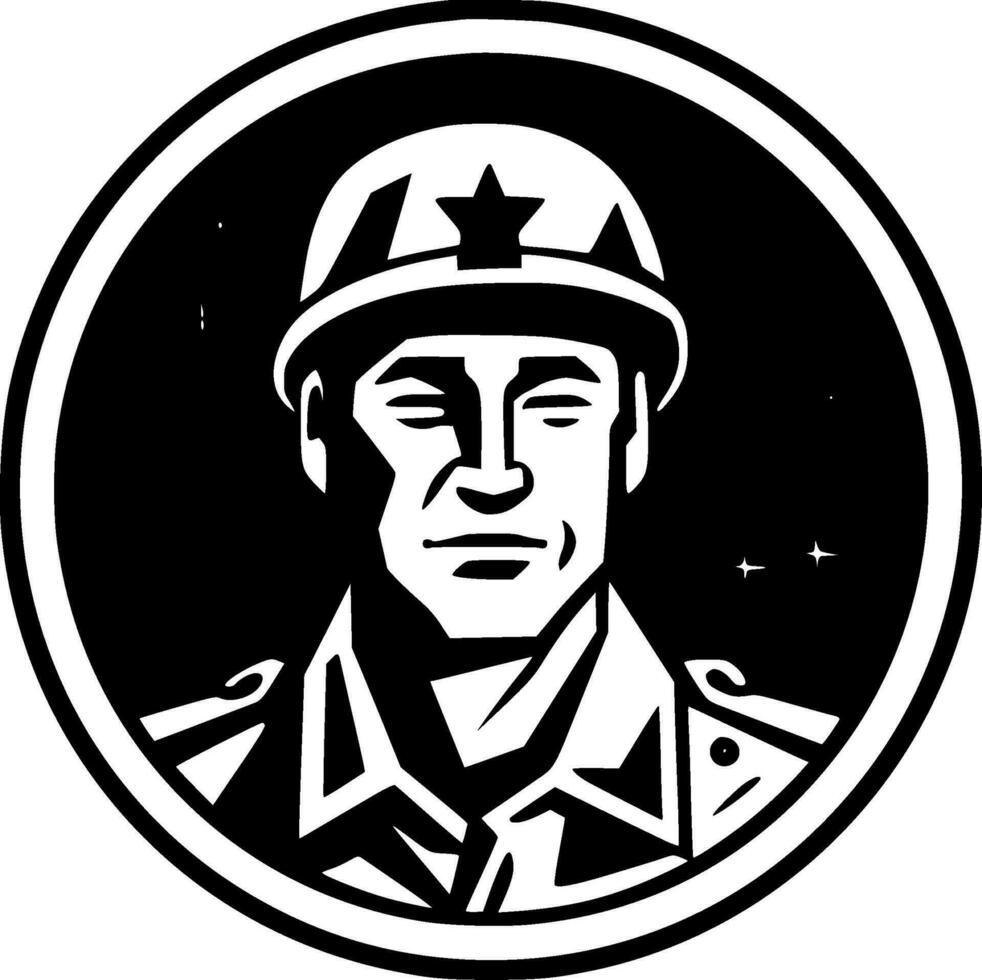 Military - High Quality Vector Logo - Vector illustration ideal for T-shirt graphic