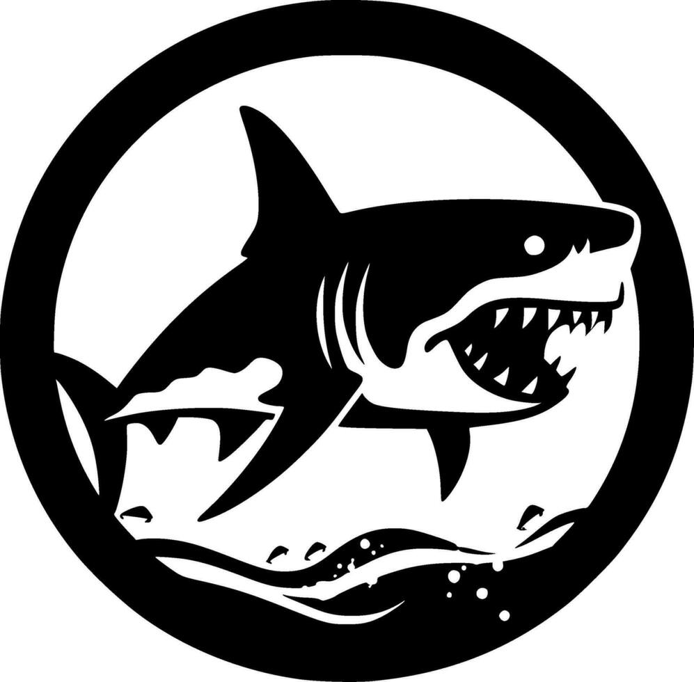 Shark - High Quality Vector Logo - Vector illustration ideal for T-shirt graphic