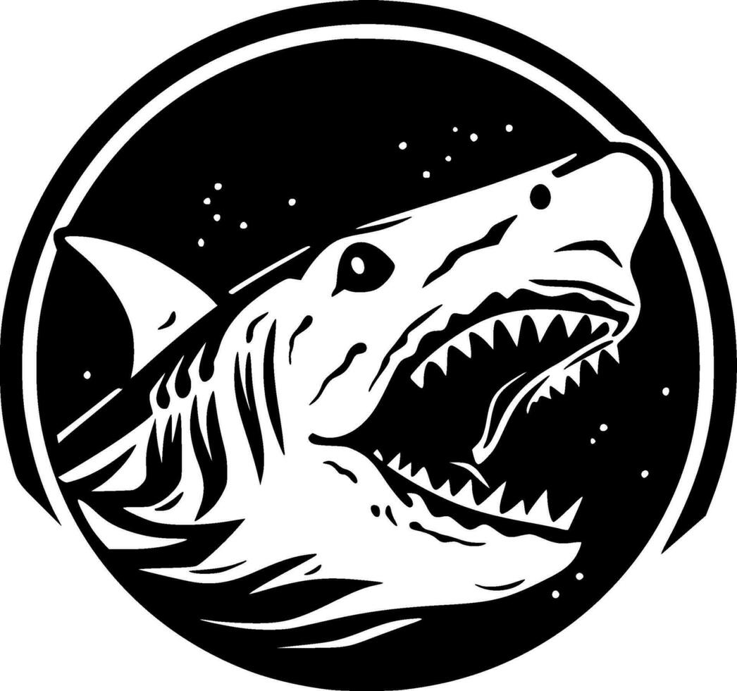 Shark - High Quality Vector Logo - Vector illustration ideal for T-shirt graphic