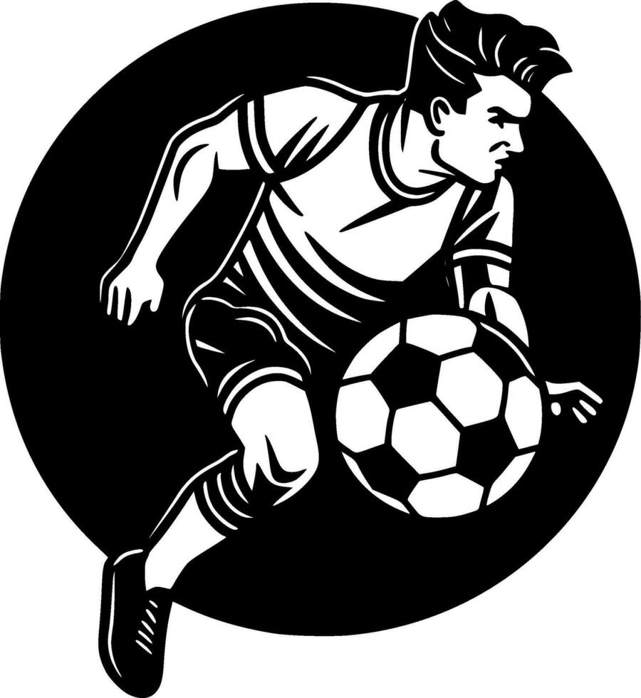 Football - High Quality Vector Logo - Vector illustration ideal for T-shirt graphic