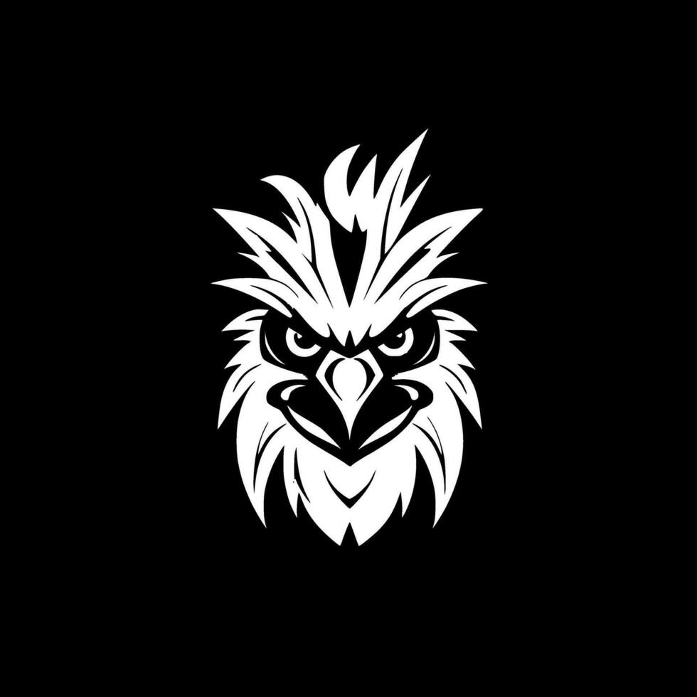 Chicken, Minimalist and Simple Silhouette - Vector illustration