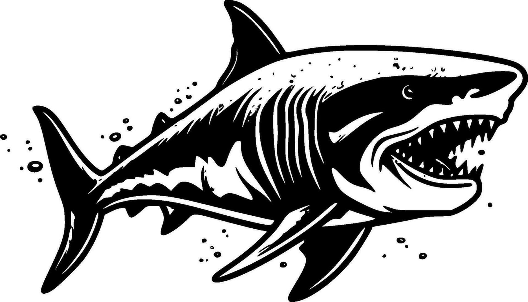 Shark - High Quality Vector Logo - Vector illustration ideal for T-shirt graphic