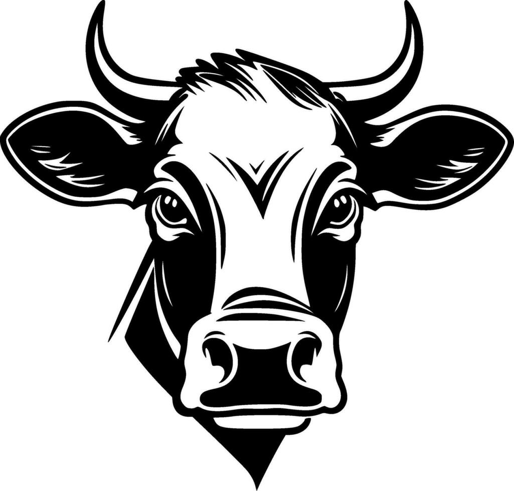 vaca - alto calidad vector logo - vector ilustración ideal para camiseta gráfico