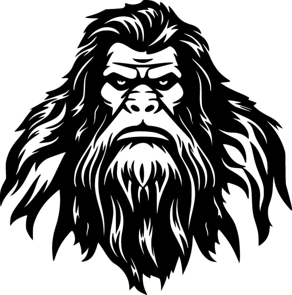 Bigfoot - High Quality Vector Logo - Vector illustration ideal for T-shirt graphic