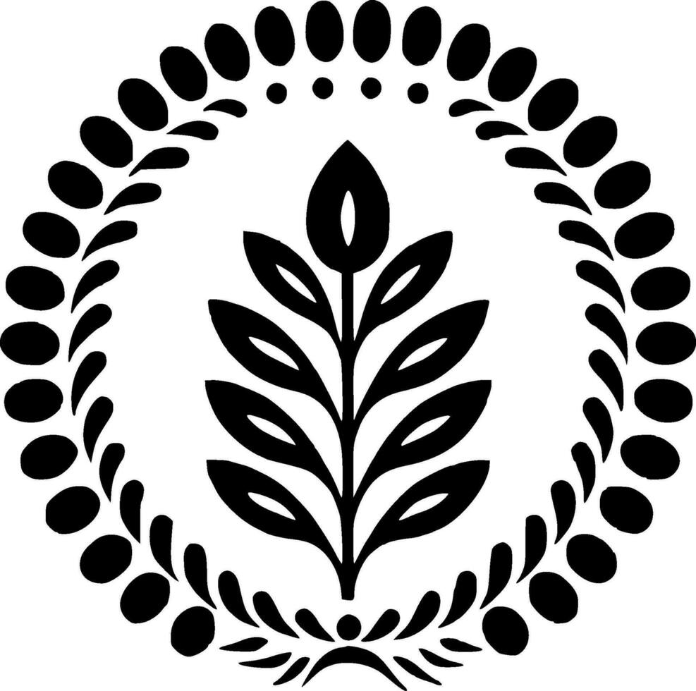 Boho, Minimalist and Simple Silhouette - Vector illustration