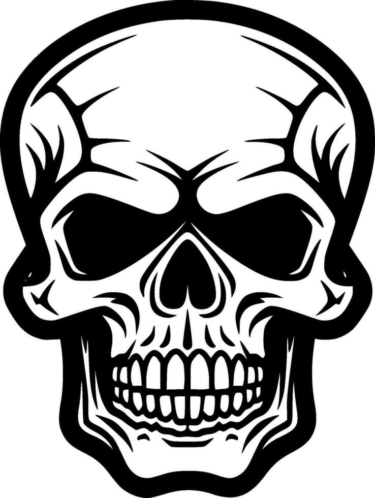 Skull - High Quality Vector Logo - Vector illustration ideal for T-shirt graphic