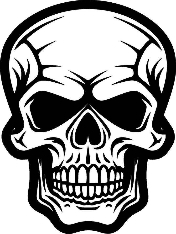 Skull - High Quality Vector Logo - Vector illustration ideal for T-shirt graphic