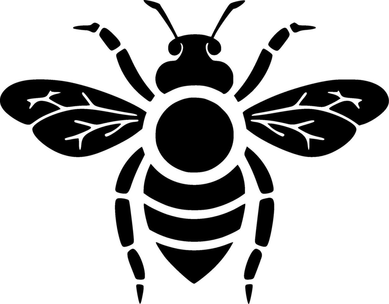 Bee - High Quality Vector Logo - Vector illustration ideal for T-shirt graphic