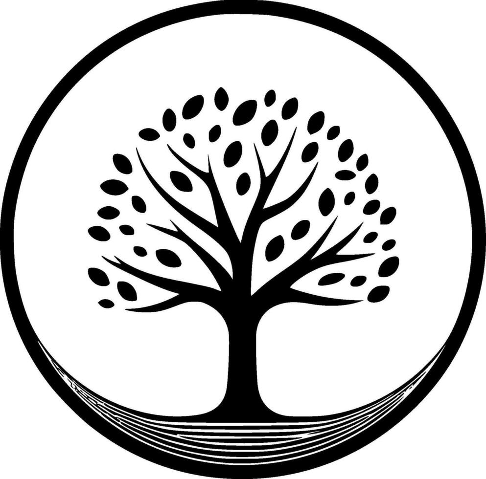 Tree - High Quality Vector Logo - Vector illustration ideal for T-shirt graphic