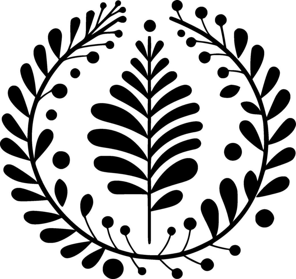 Boho, Minimalist and Simple Silhouette - Vector illustration