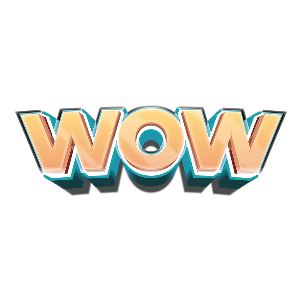 Wow, speech bubble. Banner, poster, speech bubble with text Wow. Geometric memphis style with message Wow for banner, poster. Explosion burst design, speech bubble. png