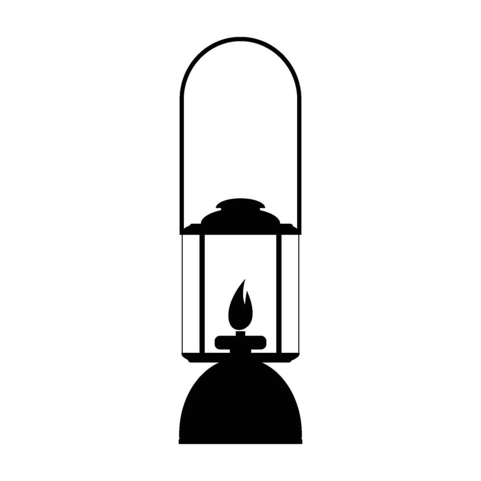 Camping Lantern icon vector