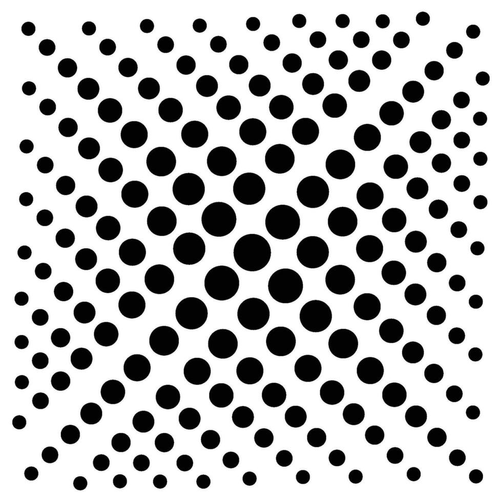 Halftone circles, halftone dot pattern background vector