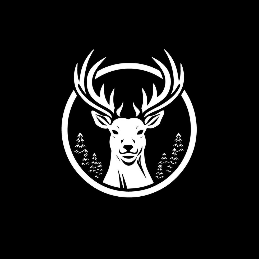 Dear, Minimalist and Simple Silhouette - Vector illustration