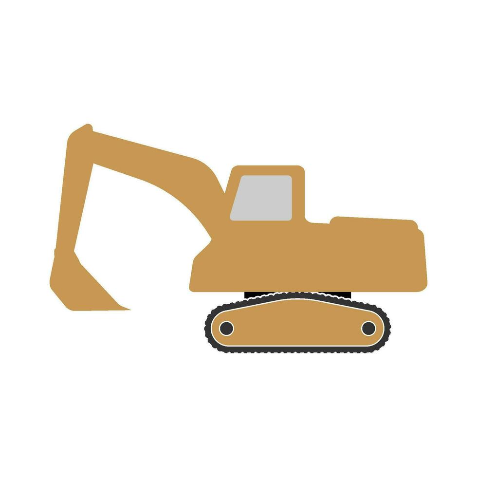 excavator icon vector