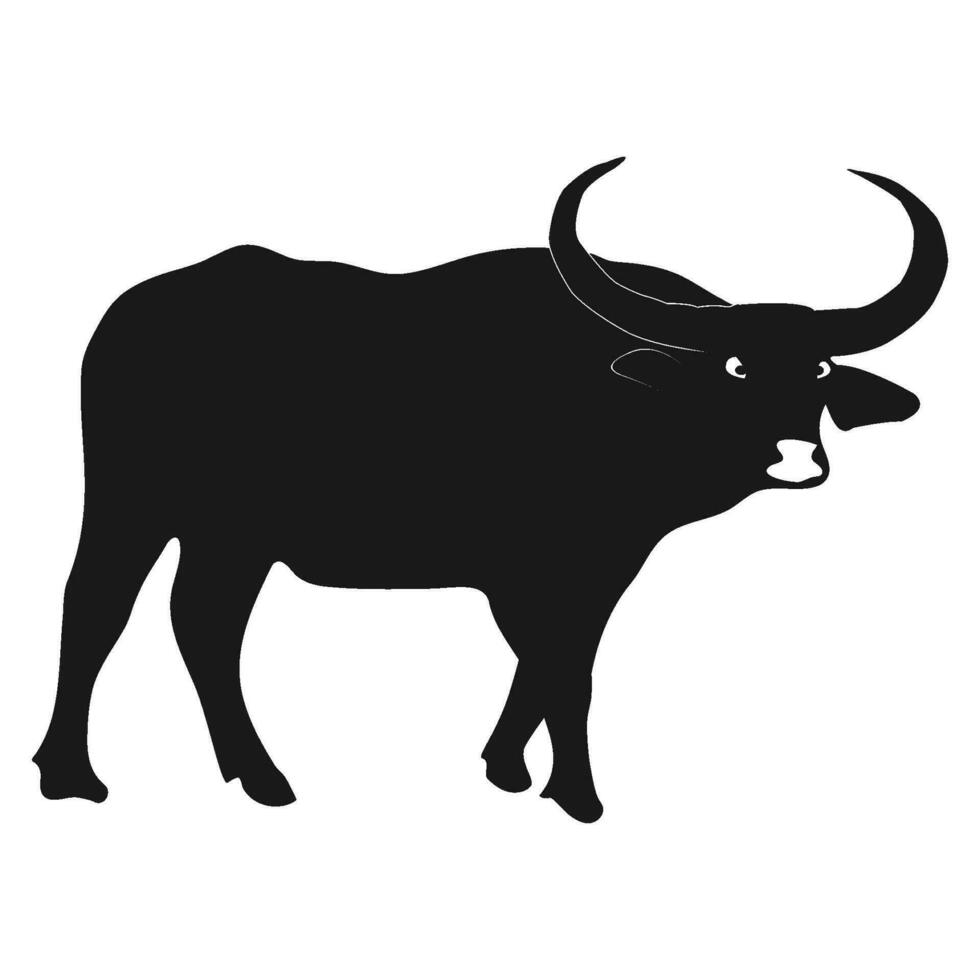 búfalo icono vector