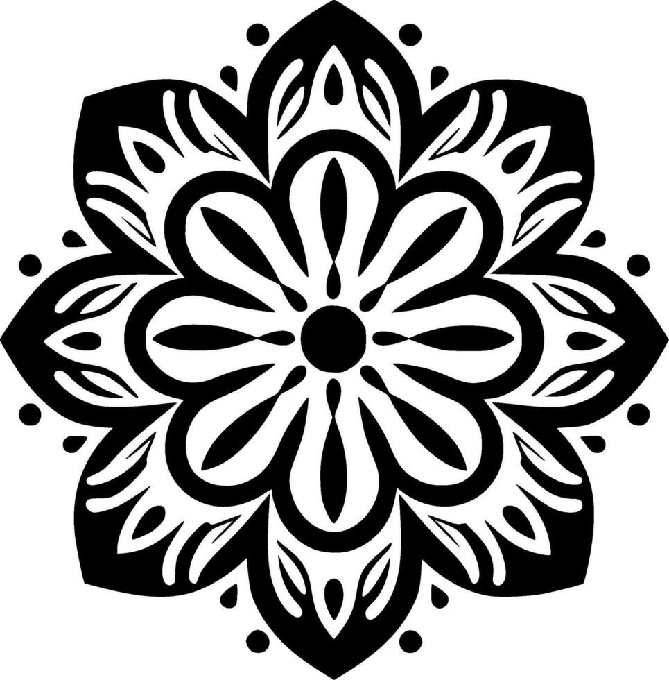 Mandala - High Quality Vector Logo - Vector illustration ideal for T-shirt graphic